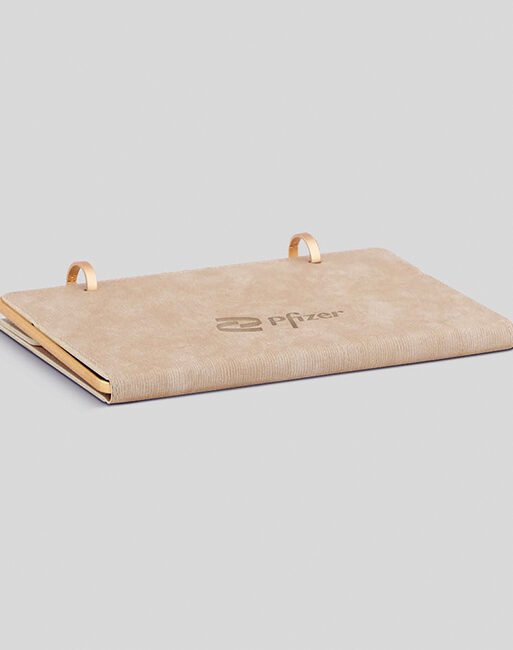 FCG Leathrite Table Calendar – Beige