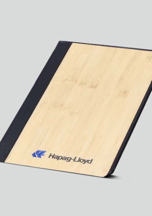 FCG A4 Bamboo Leatherite Notebook – Black Spine
