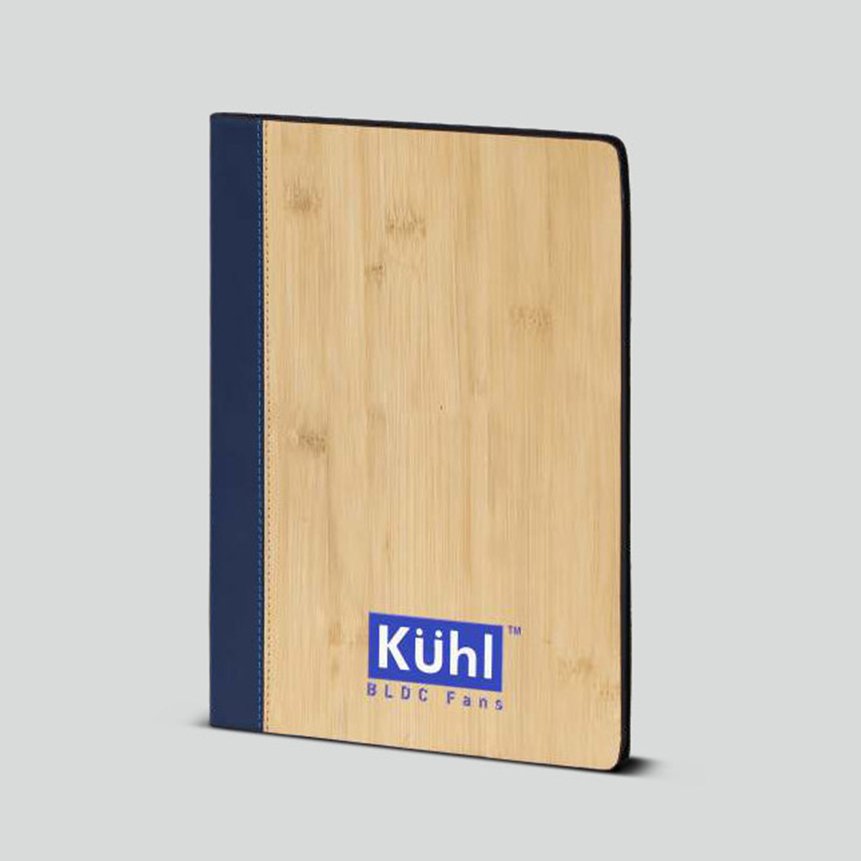 FCG A4 Bamboo Leatherite Notebook – Navy Spine