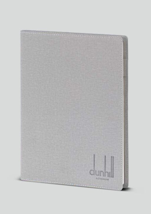 FCG A4 Fabric Portfolio Notebook – Light Grey