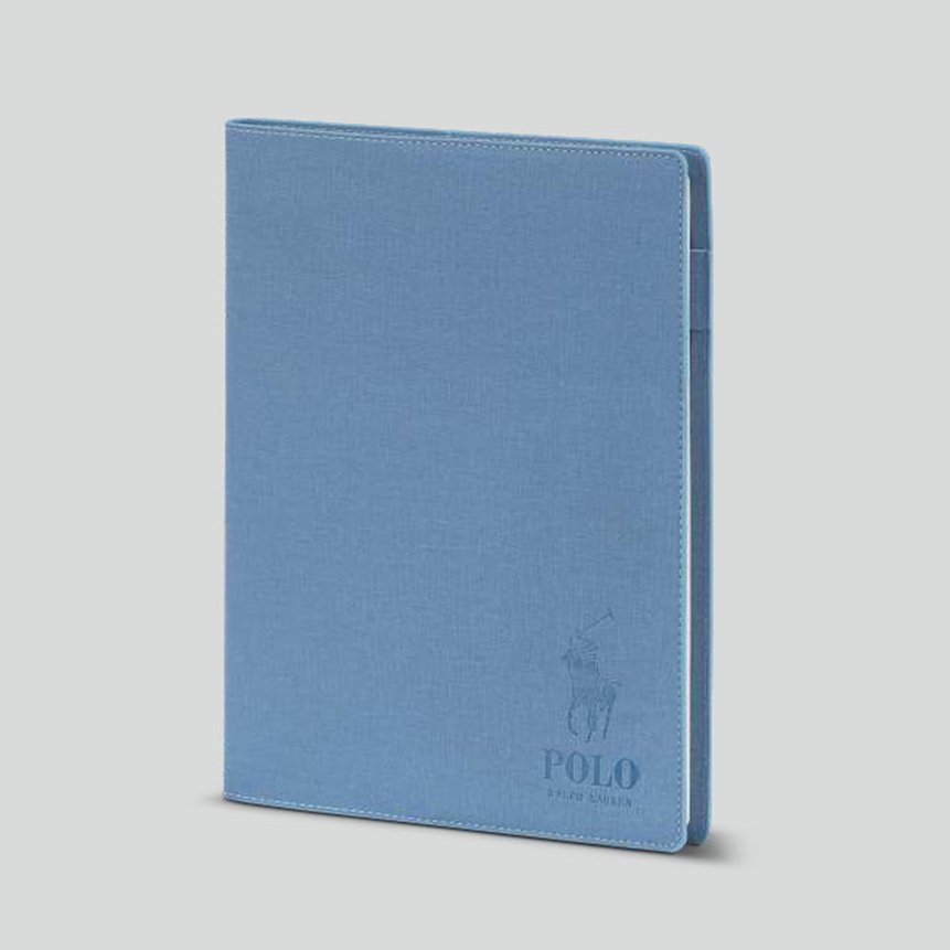 FCG A4 Fabric Portfolio Notebook – Powder Blue