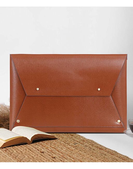 FCG Laptop Sleeve Leathrite Tan 10.5x15.5